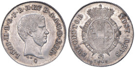 Firenze - Leopoldo II di Lorena (1824-1859) Paolo 1845 - D/ LEOP II D G P R H ET B A A M D ETR, testa nuda adulta a destra R/ SVSCEPTOR - NOST DEVS, s...