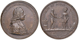 Trento - Cardinale Cristoforo Migazzi (1714-1803) Medaglia 1761 opus Giuseppe Antonio Toda - D/ CHRISTOPH S R E CARD A MIGAZZI A RE VIEN S R I P R EPI...