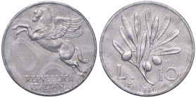 Repubblica Italiana (dal 1946) 10 Lire 1946 Ulivo - Gig. 229 It R • Sigillata qFDC da F. Cavalire.