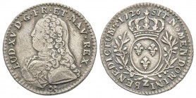 Louis XV 1715-1774
1/10 Écu aux branches d'olivier, Grenoble, 1726 Z, AG 2.89 g.
Ref : G. 291 (R)
Conservation : TTB