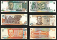1949 Republic of the Philippines 5 piso, 10 piso and 20 piso, all with serial number 1. UNC.

1949年菲律賓共和國5披索、10披索及20披索，均為開門號000001。未流通。...