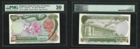 1972 Singapore Board of Commissioners of Currency "Orchid Series" 500 Dollars, serial no.: A/1 463823. Signature of H.S. Sen. PMG Very Fine 30. 

19...