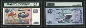 1978 Singapore Board of Commissioners of Currency "Bird Series" 1000 Dollars, serial no.: A/2 491018. PMG Choice Very Fine 35. 

1978年新加坡貨幣發行局“鳥系列”1...