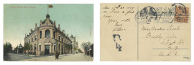 A group of 6 foreign and local banks in China picture postcard, including Russo-Chinese Bank, Deutsche Asiatische Bank, HSBC, Specie Bank (Dairen and ...