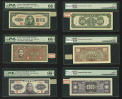 Year 34-36 (1945-1947) Central Bank of China 1000 and 5000 Yuan in a group of 3, including Western Banknote Co. $1000, Security Co. $1000 and Da Ye Pr...
