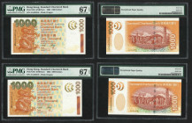 2003 Standard Chartered Bank 1000 dollars x2, with close serial nos.: AA423416 and AA423419. PMG Superb Gem Unc 67 EPQ.

2003香港渣打銀行壹千圓2張，帶有相近序號AA423...