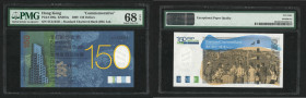 2009 Standard Chartered Bank commemorative note 150 dollars, serial no.: SC212341. PMG Superb Gem Unc 68 EPQ.

2009年渣打銀行（香港）150週年慈善紀念鈔。PMG Superb Ge...