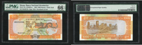 1999 Banco Nacional Ultramarino 1000 Patacas, serial no.: MA83319. PMG Gem Uncirculated 66 EPQ.

1999年大西洋銀行壹千圓。PMG Gem Uncirculated 66 EPQ。...