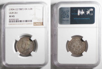 1904-1912 Szechuan 1/2 Rupee. LM-361. NGC XF45. 

1904-1912年四川省造光緒像1/2盧比銀幣。LM-361。NGC XF45。