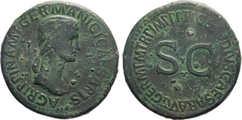 MONETE ROMANE IMPERIALI. AGRIPPINA MAGGIORE (33 d.C.) SESTERZIO ORICALCO
Ae. 25...