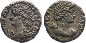 MONETE ROMANE IMPERIALI. NERONE (54-68 d.C.) TETRADRAMMA
Ar. Zecca di Alessandria d'Egitto. 12,49 gr. 24 mm. RR. Spl56.
D: Testa radiata di Nerone a...