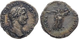 MONETE ROMANE IMPERIALI. ADRIANO (117-138 d.C.) DENARIO
Ar. Zecca di Roma. 3,14 gr. 19 mm. NC. Spl55.
D: IMP. CAESAR TRAIAN. HADRIANVS AVG. Testa la...