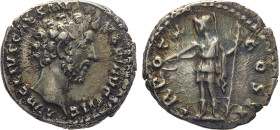 MONETE ROMANE IMPERIALI. MARCO AURELIO (139-161 d.C.) DENARIO CONIATO SOTTO ANTONINO PIO
Ar. Zecca di Roma. 3,56 gr. 17 mm. R. Spl58.
D: AVRELIVS CA...