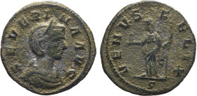 MONETE ROMANE IMPERIALI. SEVERINA (275 d.C.) DENARIO Ar. Zecca di Roma. 2,17 gr. 19 mm. R. Bb46. 
D: SEVERINA AVG. Busto diademato di Severina a dest...