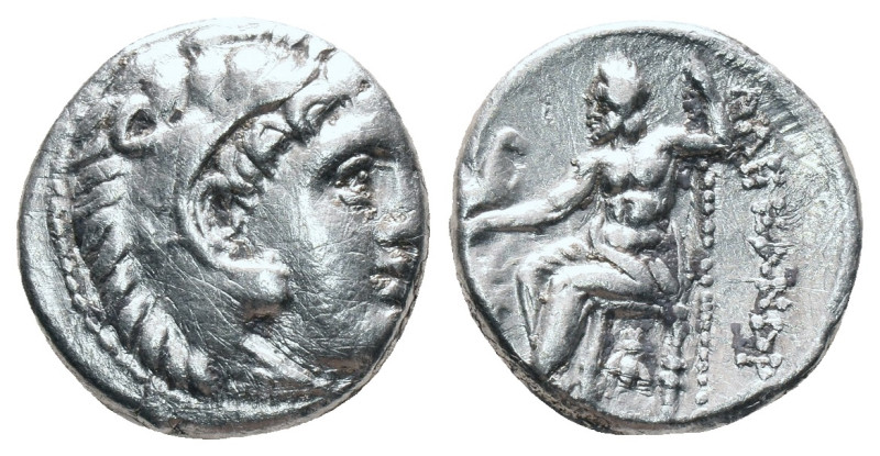KINGS OF MACEDON. Alexander III ‘the Great’. 336-323 BC. AR Drachm.

Obv: Head...