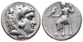 KINGS OF MACEDON. Philip III Arrhidaios. 323-317 BC. AR Tetradrachm. In the name and types of Alexander III. Uncertain mint in Cilicia. Struck under P...