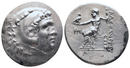 KINGS OF MACEDON. Alexander III ‘the Great’. 336-323 BC. Tetradrachm . Perge. CY 28 = 194/3.

Obv: Head of Herakles to right. wearing lion skin head...