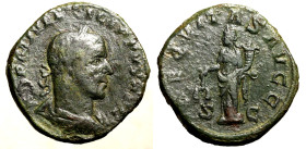 FILIPPO PADRE (244-249) Sesterzio (g. 23,62) Busto laur. a ds. R/ AEQUITAS stante a sn. C. 10; RIC. 166a AE BB