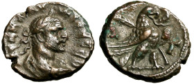 GALLIENO (253-268) Tetradracma per Alessandria (g. 8,22) Busto drapp. a ds. R/ Aquila stante a sn., con corona nel becco. AE +BB