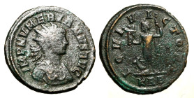 NUMERIANO (283-284) Antoniniano per Roma (g. 5,07) Busto rad. a ds. R/ IOVI VICTORI Giove stante. RIC 410. AE RARO BB