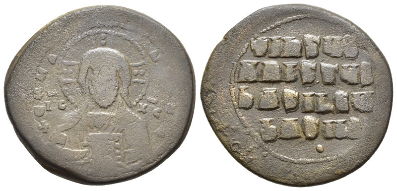 FOLLIS ANONIMO. Periodo di Basilio II Bulgaroktonos (976-1025). Follis classe A2...