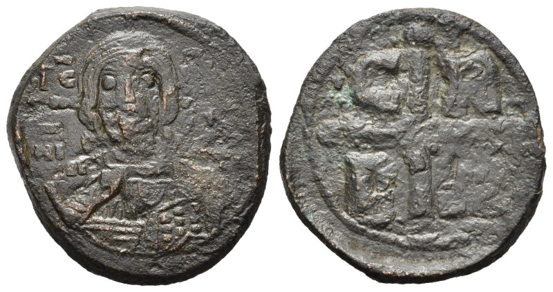 ROMANO IV DIOGENE (1068-1071). Follis per Costantinopoli. AE (g 7,96). Busto fro...