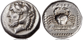 CARIAN ISLANDS. Cos. Ca. 4th century BC. AR tetradrachm (24mm, 15.19 gm, 5h). NGC Choice XF 5/5 - 3/5, Fine Style, brushed. Chian standard, ca. 380-35...