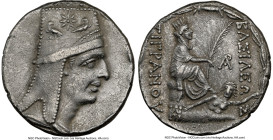 ARMENIAN KINGDOM. Tigranes II the Great (95-56 BC). AR tetradrachm (27mm, 15.83 gm, 11h). NGC Choice XF 5/5 - 2/5, Fine Style. Tigranocerta, ca. 83-70...
