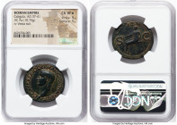 Gaius (Caligula) (AD 37-41). AE as (28mm, 10.75 gm, 5h). NGC Choice VF S 5/5 - 5/5. Rome, AD 37-38. C•CAESAR•AVG•GERMANICVS•PON•M•TR•POT, bare head of...