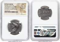 Claudius I (AD 41-54). AR cistophorus (27mm, 10.84 gm, 5h). NGC Choice Fine 5/5 - 4/5, Fine Style. Ephesus, ca. AD 41-42. TI CLAVD-CAES AVG, bare head...