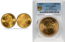 Franz Joseph I gold Restrike 100 Corona 1915 MS67 PCGS, Vienna mint, KM2819, Fr-507. HID09801242017 © 2024 Heritage Auctions | All Rights Reserved www...