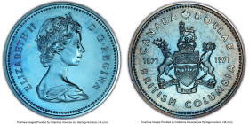 Elizabeth II 4-Piece Lot of Certified Specimen "British Colombia" Dollars 1971 SP68 PCGS, Royal Canadian mint, KM80. HID09801242017 © 2024 Heritage Au...