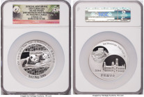 People's Republic silver Proof "Panda - Smithsonian Institution" Medal 2014 (5 oz) PR70 Ultra Cameo NGC, Shenzhen Guobao mint, PAN-616A.. Mintage: 5,0...