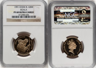 Elizabeth II gold Proof "Koala" 50 Dollars 1991 PR68 Ultra Cameo NGC, KM815. Endangered Wildlife series. HID09801242017 © 2024 Heritage Auctions | All...
