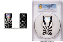 Alpen Coin silver-plated alloy Proof Unloaded (Redeemed) .005 BTC Bar 2022 PCGS, Mintage: 200. Serial D-177. Also valued at "Half Million Satoshi". Ac...