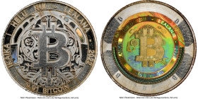 Lealana silver Proof Loaded (Unredeemed) "Bitcoin Cent" 0.01 Bitcoin (BTC) 2022 PR68 Ultra Cameo NGC, Ahonen-Unl. Serial #84. Type UF. Firstbits 1Nmdo...