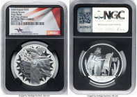 Republic silver Proof High Relief "Liberty Sower" 20 Euro 2024 PR70 Ultra Cameo NGC, First Day of Issue. Slab hand signed by designer John Mercanti. H...