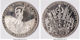 "Rudolf August - City View" silver Medal of 4 Taler 1585/1978-Dated UNC, 75mm. 104.1gm. HID09801242017 © 2024 Heritage Auctions | All Rights Reserved ...