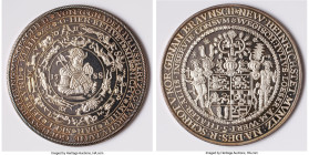 "Rudolf August - Zodiac" silver Medal of 5 Reichstaler 1588/1977-Dated UNC, 74mm. 116.4gm. HID09801242017 © 2024 Heritage Auctions | All Rights Reserv...