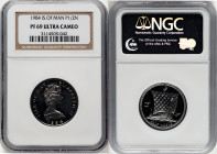 British Dependency. Elizabeth II platinum Proof 1/2 Noble (1/2 oz) 1984 PR69 Ultra Cameo NGC, cf. KM169. HID09801242017 © 2024 Heritage Auctions | All...