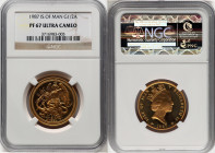 British Dependency. Elizabeth II gold Proof 1/2 Angel 1987 PR67 Ultra Cameo NGC, KM155. HID09801242017 © 2024 Heritage Auctions | All Rights Reserved ...
