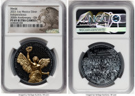 Estados Unidos gilt-silver "200th Independence Anniversary" Medal (1 oz) 2021 PR69 Ultra Cameo NGC, Mintage: 500. 38.61mm. HID09801242017 © 2024 Herit...