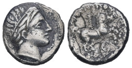 Kings of Macedon, Philip II, 359-336 BC. AR 1/5 Tetradrachm. 2.40 g - 14.13 mm.