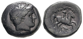Kings of Macedon, Philip II, 359-336 BC. AE. 6.80 g - 19.26 mm.
