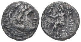 Kings of Macedon, Alexander III 'the Great', 336-323 BC. AR Drachm. 3.95 g - 17.42 mm. Abydos mint.