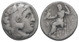 Kings of Macedon, Alexander III 'the Great', 336-323 BC. AR Drachm. 4.15 g - 17.55 mm. Kolophon mint.