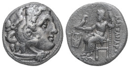 Kings of Macedon, Alexander III 'the Great', 336-323 BC. AR Drachm. 4.10 g - 16.92 mm. Kolophon mint.