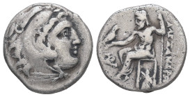 Kings of Macedon, Alexander III 'the Great', 336-323 BC. AR Drachm. 4.10 g - 16.97 mm. Lampsakos mint.