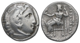 Kings of Macedon, Alexander III 'the Great', 336-323 BC. AR Drachm. 4.08 g - 17.58 mm. Magnesia ad Maeandrum mint.