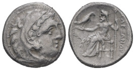 Kings of Macedon, Alexander III 'the Great', 336-323 BC. AR Drachm. 4.07 g - 17.06 mm. Teos mint.